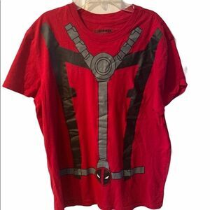 Bioworld Marvel T shirt Mens sz L Deadpool Original Underoos Costume Tee